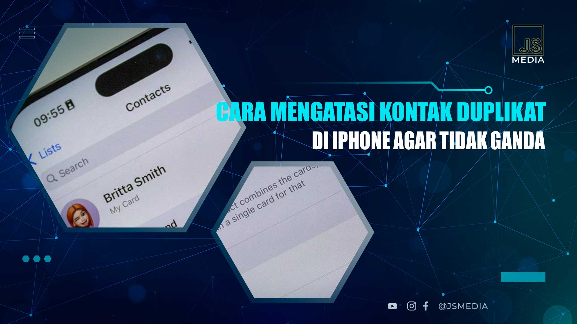 Cara Menghapus & Menggabungkan Kontak Duplikat di iPhone